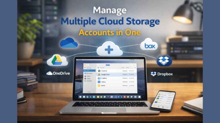 Manage Multiple Cloud Storage Accounts in One Cloud Storage Accounts