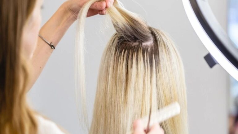 How to blend extensions into blunt cuts without visible lines blend extensions