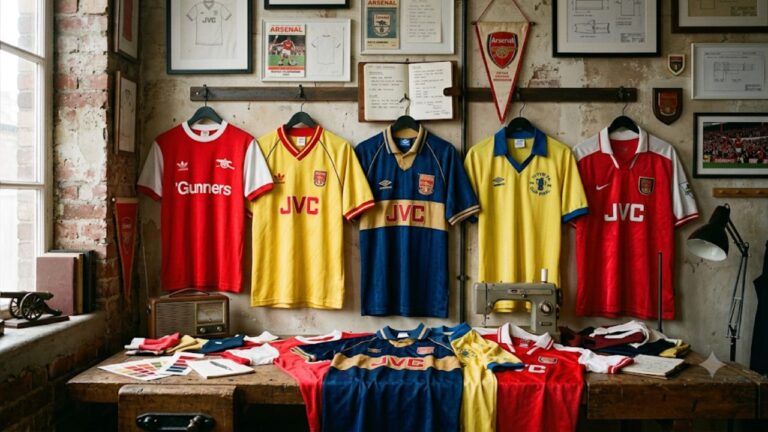 The Design Stories Behind Arsenal's Most Loved Vintage Kits
